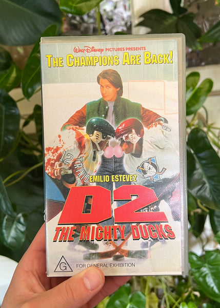 Vintage 90s The Mighty Ducks 2 VHS Tape