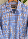 Vintage Mendoral Design Plaid Button Up Shirt