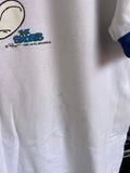 Vintage 1996 The Smurfs Rare Top Heavy Ringer T-shirt
