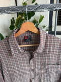 Vintage 90s Mark Elliot Plaid Button Up Shirt