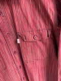 Vintage Levi’s Red Tab Striped Button Up Shirt