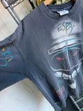 Vintage 90s ESPN2 Xtreme Roller Hockey Rare AOP Faded T-shirt