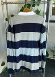 Vintage Tommy Hilfiger Striped Spell Out Rugby Polo