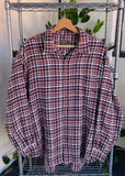 Vintage 90s Ralph Eton Plaid Flanno Button Up Shirt