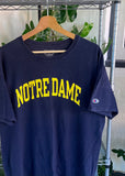 Vintage Y2K Champion x Notre Damn T-shirt