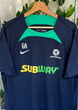 Pre-Owned 2022 Nike Socceroos Australia Coach Graham Arnold Training Soccer Jersey