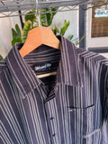 Vintage Y2K Morning Star Striped Button Up Shirt