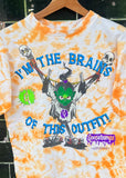 Vintage 1996 Goosebumps ‘Brains of this Outfit’ Rare Tie Dye T-shirt