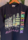 Vintage 90s Amsterdam Holland Tourism T-shirt