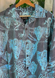 Vintage 90s Taboo Dragon Short Sleeve Button Up Shirt