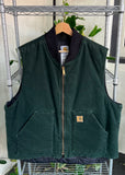 Vintage Carharrt Green Denim Vest