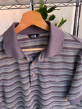 Vintage The North Face Striped Polo