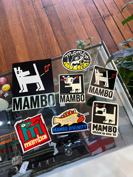 Vintage 80s/90s Mambo Original Sticker Lot