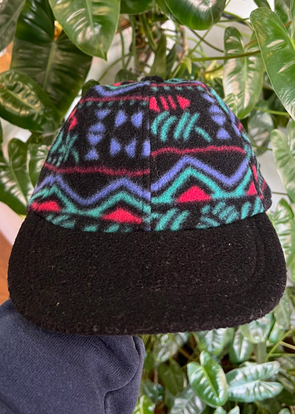 Vintage 90s Coca-Cola 2-Tone Fleece Hat