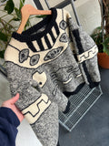 Vintage 90s Art Knit Jumper