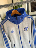 Vintage Y2K Adidas x Chelsea Football Club Full Zip Hoodie