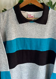 Vintage 80s Hush Puppies Collard Crewneck Jumper