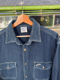 Vintage 90s Rusty Denim Button Up Shirt