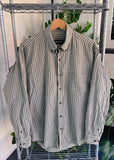 Vintage 90s Country Road Plaid Button Up Shirt