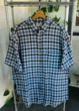 Vintage Y2K Breakaway Plaid Button Up Shirt