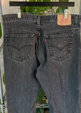 Vintage 2002 Levi’s 502 Faded Black Denim Jeans