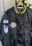 Vintage 90s Dunbrooke x Roy Hobbs Baseball Silk Bomber Jacket