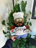 Vintage 1998 South Park Big 14’’ Talking Chef Plush Toy