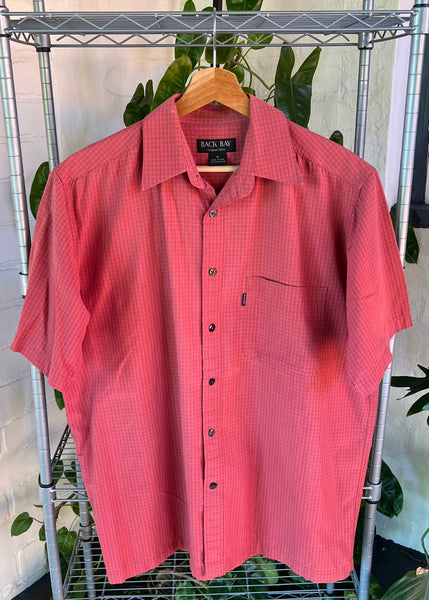 Vintage Y2K Back Bay Short Sleeve Button Up Shirt