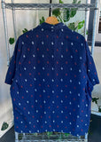 Vintage Polo Ralph Lauren Monogram SleepWear Button Up Shirt
