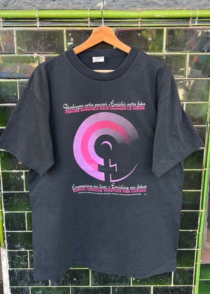 Vintage 90s Women Working Together For Change T-shirt