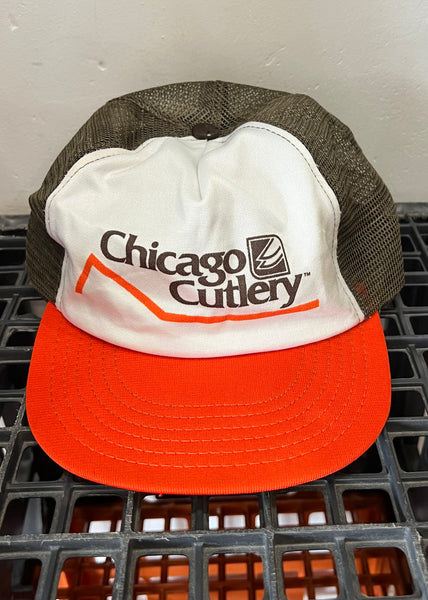 Vintage 80s Chicago Cutlery Trucker Hat