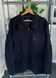 Vintage 90s Roger David Suede Harrington Parka Jacket
