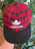 Vintage 90s Molson Canadian Plaid 2-Tone Hat