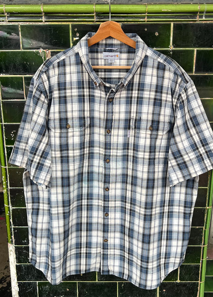 Vintage Carhartt Plaid Button Up Shirt