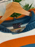 Vintage Y2K Quiksilver Striped Knit Hoodie