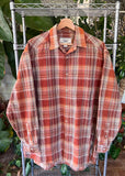 Vintage 90s Country Road Plaid Button Up Shirt