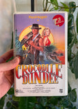 Vintage 1987 Crocodile Dundee Clam Shell VHS Video Tape