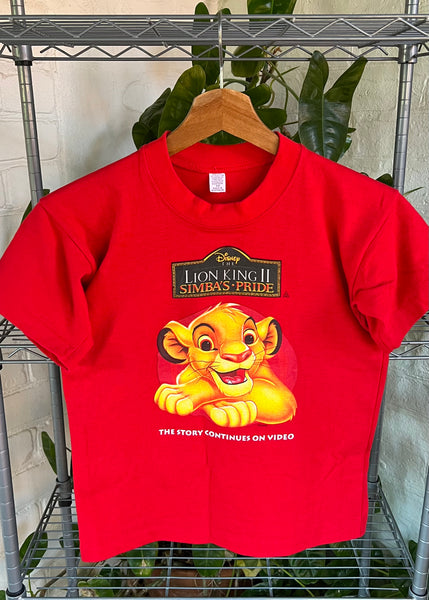 Vintage 1998 The Lion King 2 ‘Simba’s Pride’ Kids Movie T-shirt