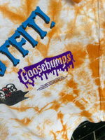 Vintage 1996 Goosebumps ‘Brains of this Outfit’ Rare Tie Dye T-shirt