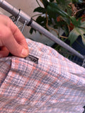 Vintage 90s No Fear Flano Plaid Button Up Shirt