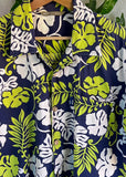 Vintage 90s Quiksilver Hawaiian Button Up Surf Shirt