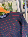 Vintage 90s Polo Ralph Lauren Striped Women’s Wool Sweater