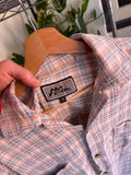 Vintage 90s No Fear Flano Plaid Button Up Shirt