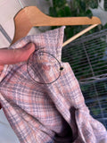 Vintage 90s No Fear Flano Plaid Button Up Shirt
