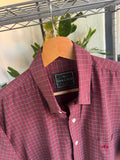 Vintage Savile Row Plaid Button Up Shirt