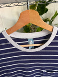 Vintage 80s Striped Pocket T-shirt