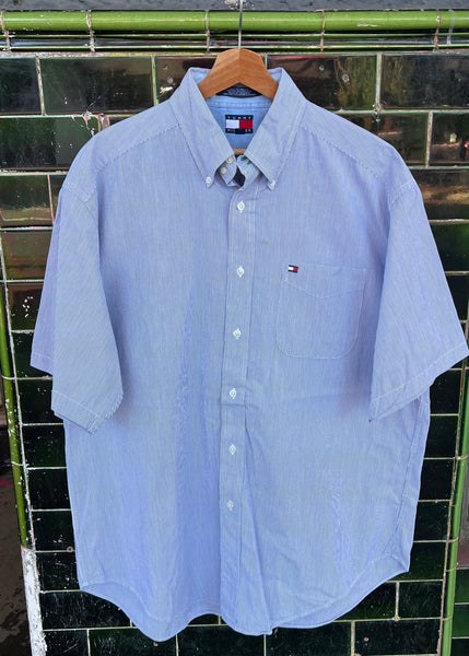 Vintage Tommy Hilfiger Striped Button Up Shirt