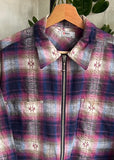 Vintage 90s Flano Plaid Jacket