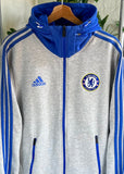 Vintage Y2K Adidas x Chelsea Football Club Full Zip Hoodie