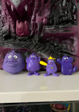 Vintage 90s McDonald’s Grimace Toys x 4 Lot